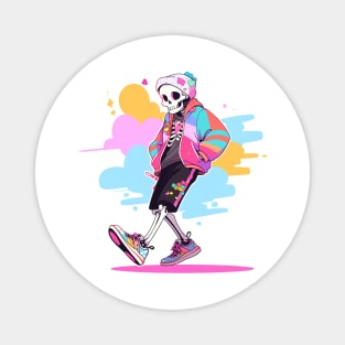 preppy skeleton Magnet